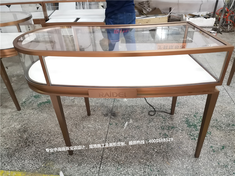 鑫雅艺珠宝眼镜水贝金展展厅-奢侈品展示空间-asiagame-珠宝展柜设计|珠宝展柜生产厂家-