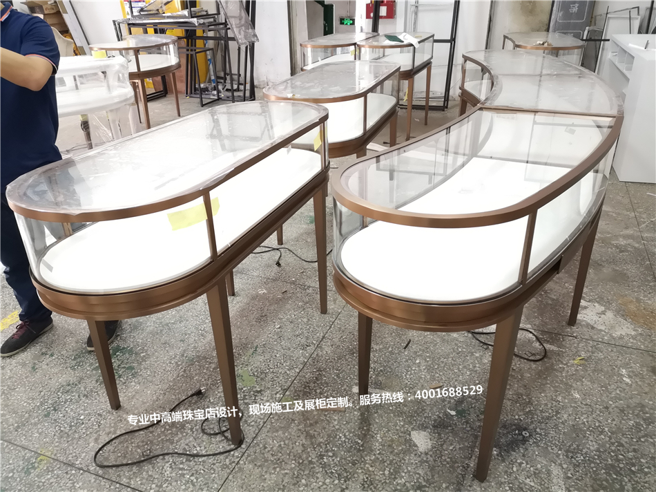 鑫雅艺珠宝眼镜水贝金展展厅-奢侈品展示空间-asiagame-珠宝展柜设计|珠宝展柜生产厂家-