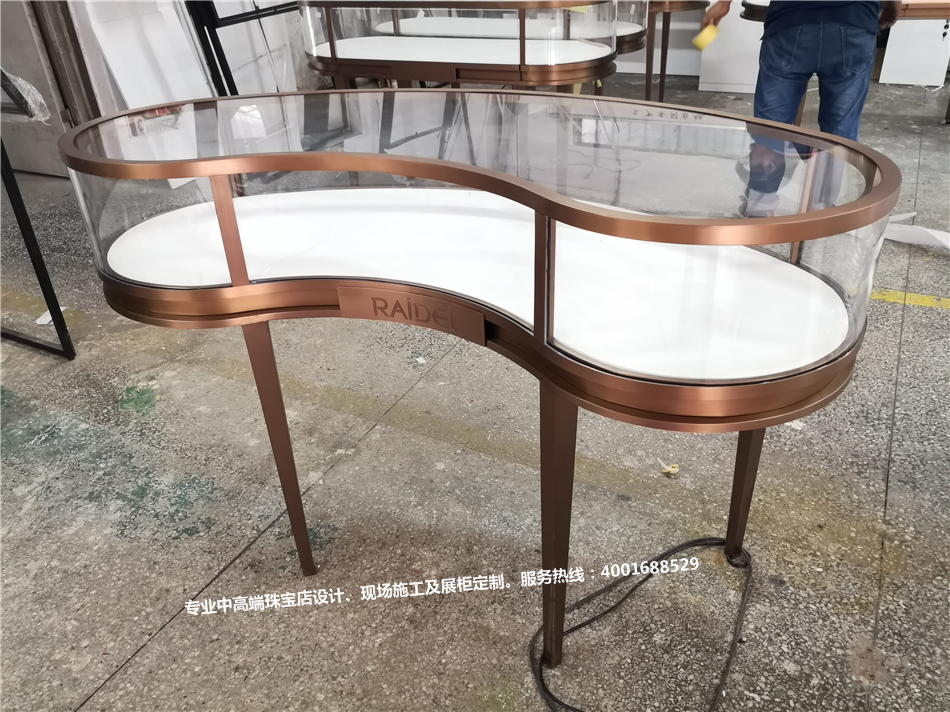 鑫雅艺珠宝眼镜水贝金展展厅-奢侈品展示空间-asiagame-珠宝展柜设计|珠宝展柜生产厂家-