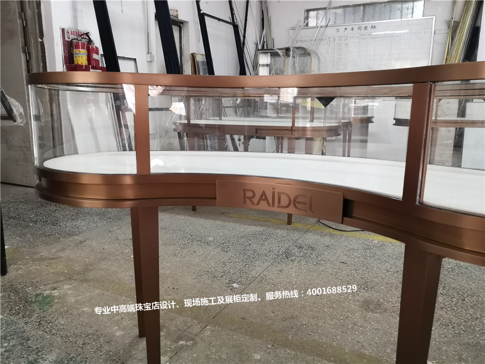 鑫雅艺珠宝眼镜水贝金展展厅-奢侈品展示空间-asiagame-珠宝展柜设计|珠宝展柜生产厂家-