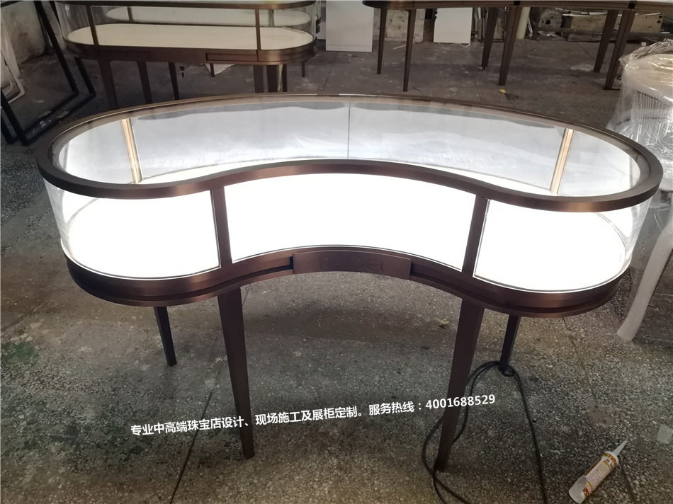 鑫雅艺珠宝眼镜水贝金展展厅-奢侈品展示空间-asiagame-珠宝展柜设计|珠宝展柜生产厂家-
