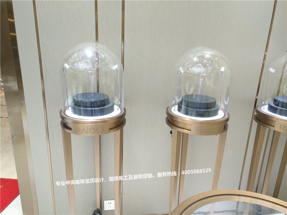 鑫雅艺珠宝眼镜水贝金展展厅-奢侈品展示空间-asiagame-珠宝展柜设计|珠宝展柜生产厂家-