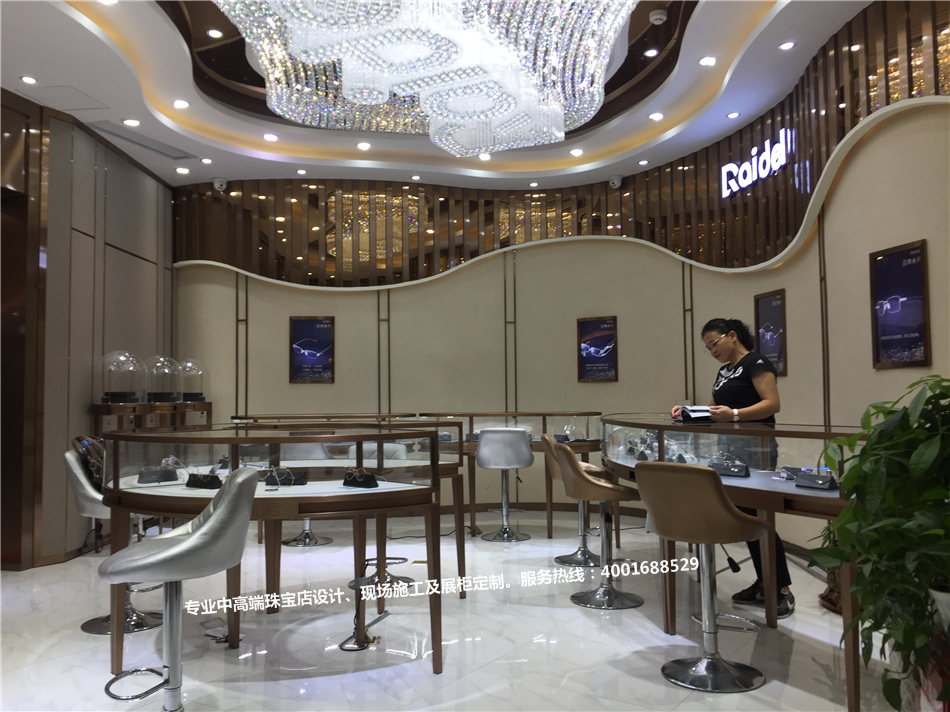 鑫雅艺珠宝眼镜水贝金展展厅-奢侈品展示空间-asiagame-珠宝展柜设计|珠宝展柜生产厂家-