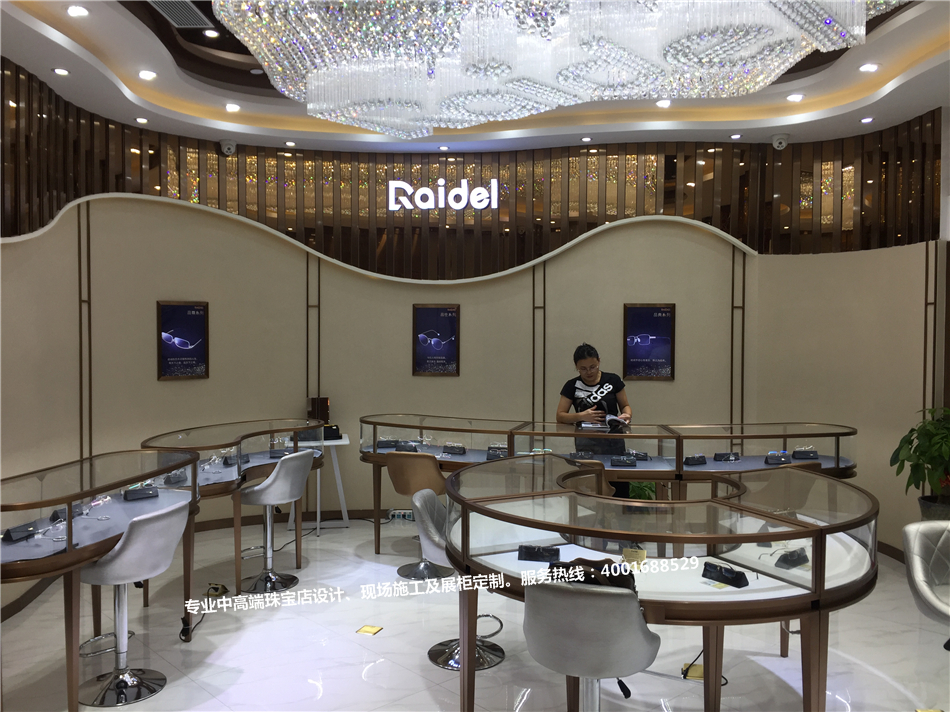 鑫雅艺珠宝眼镜水贝金展展厅-奢侈品展示空间-asiagame-珠宝展柜设计|珠宝展柜生产厂家-