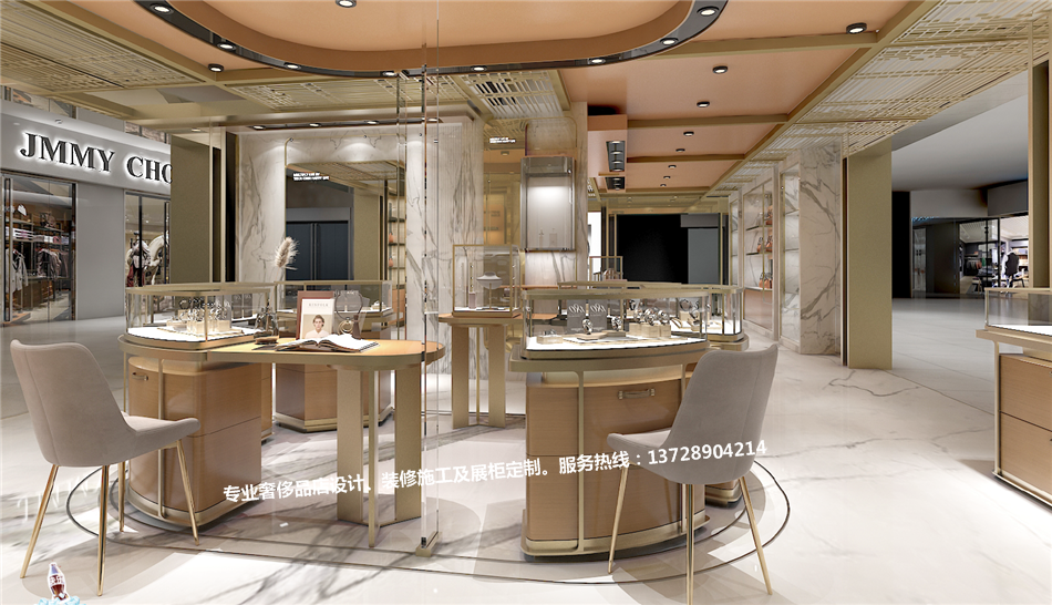 奢奢哒奢侈品专柜-奢侈品展示空间-asiagame-珠宝展柜设计|珠宝展柜生产厂家-