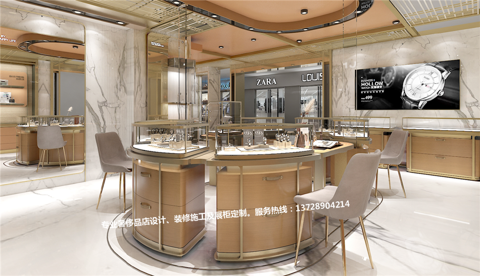 奢奢哒奢侈品专柜-奢侈品展示空间-asiagame-珠宝展柜设计|珠宝展柜生产厂家-
